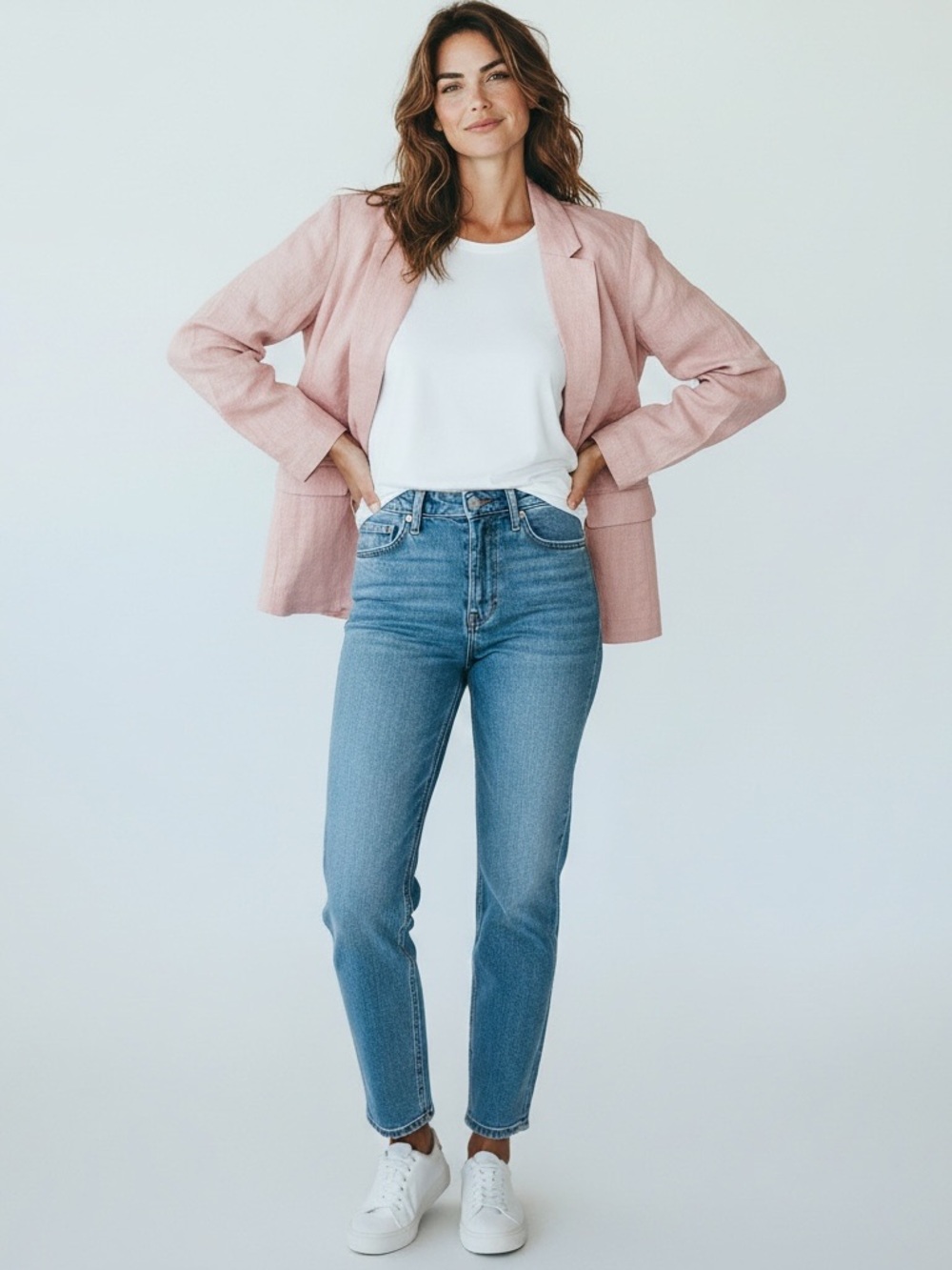 J.Jill Love Linen Blazer, Seashell Pink, 2X, Single Button new with tags